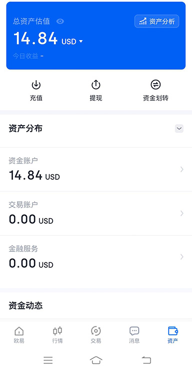资产报表页面